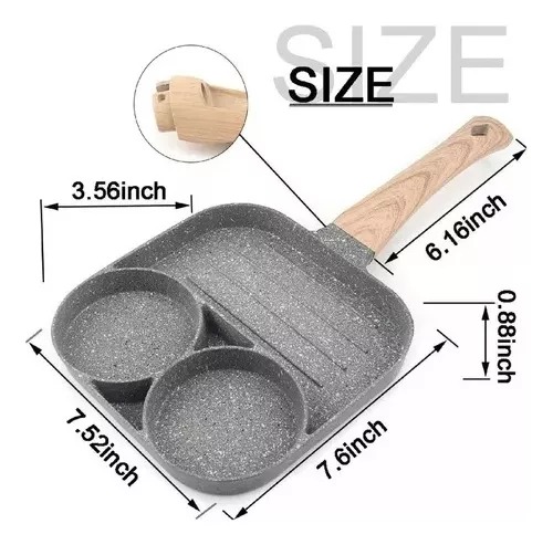 Miniatura 6 de Sartén Antiadherente Multiusos 3 En 1